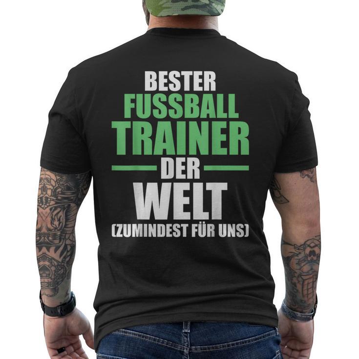 Best Football Trainer In The World Trainer T-Shirt mit Rückendruck