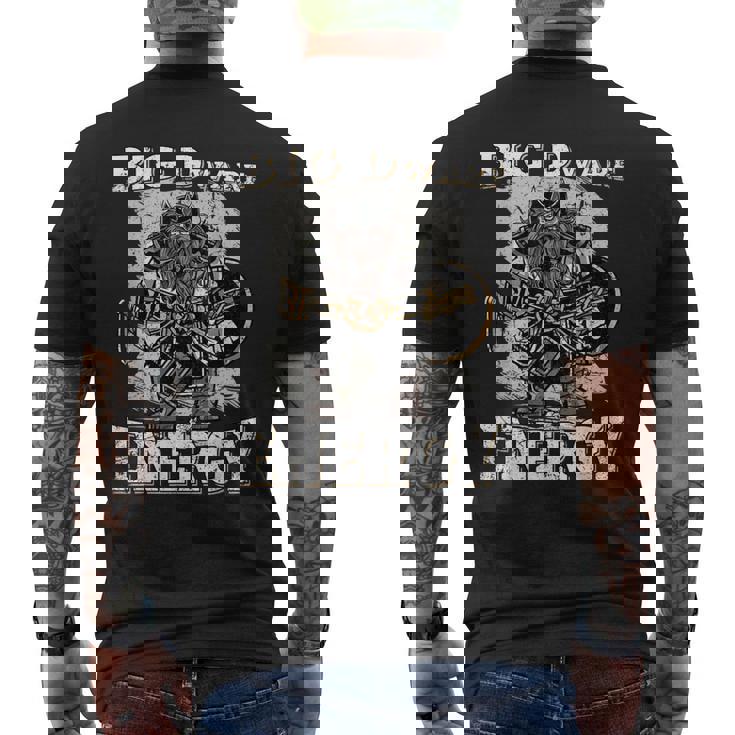 Big Dwarf Energy Fantasy Fighter Men's T-shirt Back Print