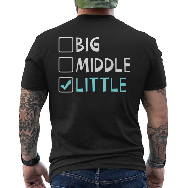 Big Medium Little BrotherT-Shirt mit Rückendruck