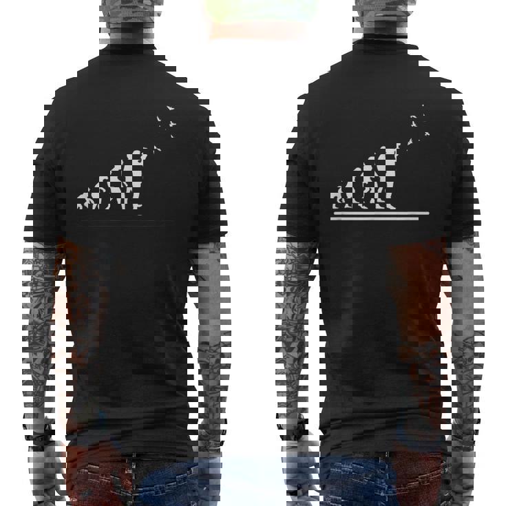 Bird Watching Evolution Bird Watching Camiseta Hombre Estampado Espalda