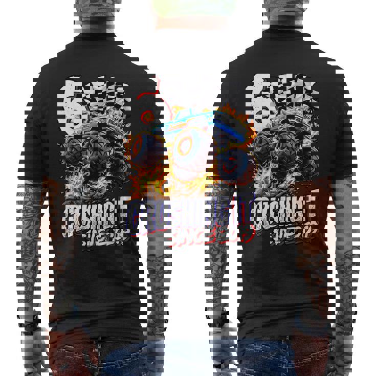 Birthday Monster Truck 6 Year Old Boys 6Th Party Born 2019 Men's T-shirt Back Print