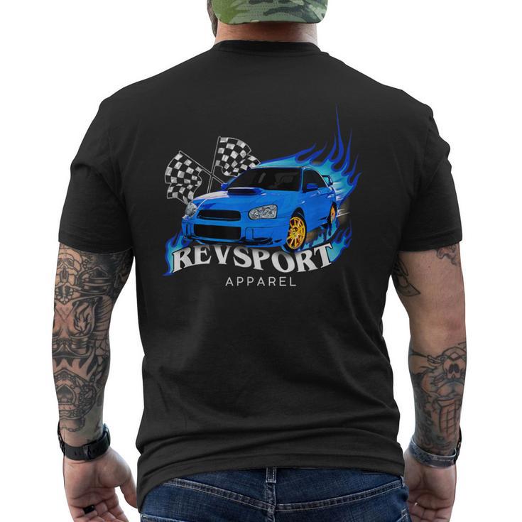 Blue WrxSti S T-Shirt mit Rückendruck