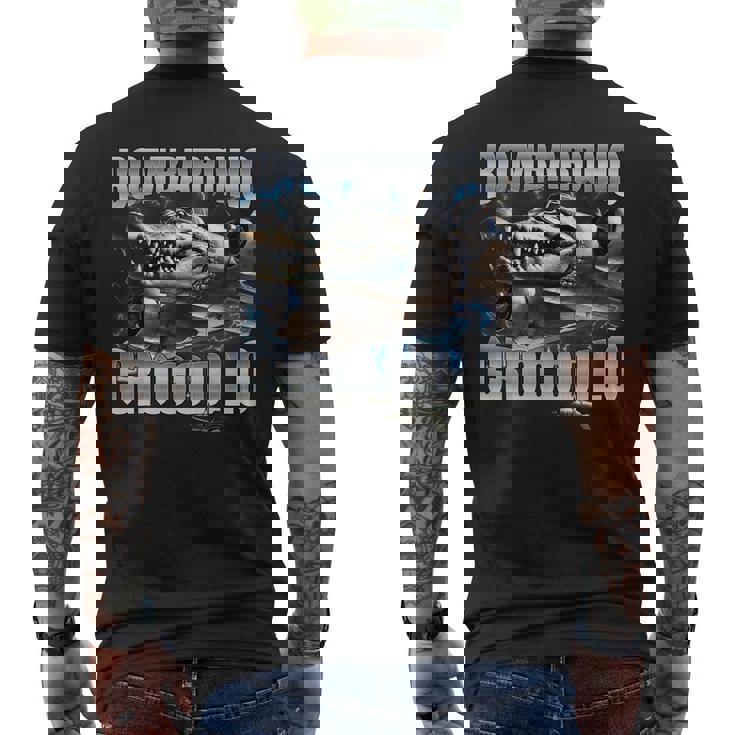 Bombardino Crocodilo Men's T-shirt Back Print