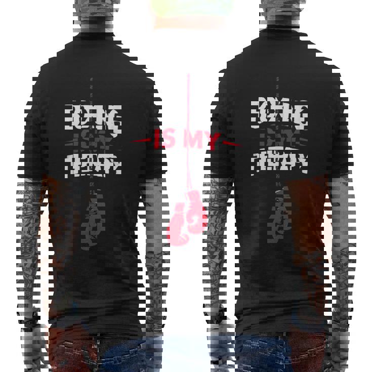 Boxeador De Boxeo Con Cita De Boxeo Para Artes Marciales Mixtas Camiseta Hombre Estampado Espalda