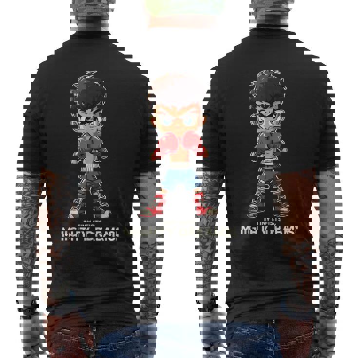 Boxeo Para Niños Tiny Fists Mighty Dreams Sin Mangas Camiseta Hombre Estampado Espalda