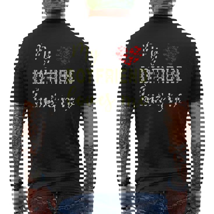 My Boyfriend Loves Me Camiseta Hombre Estampado Espalda