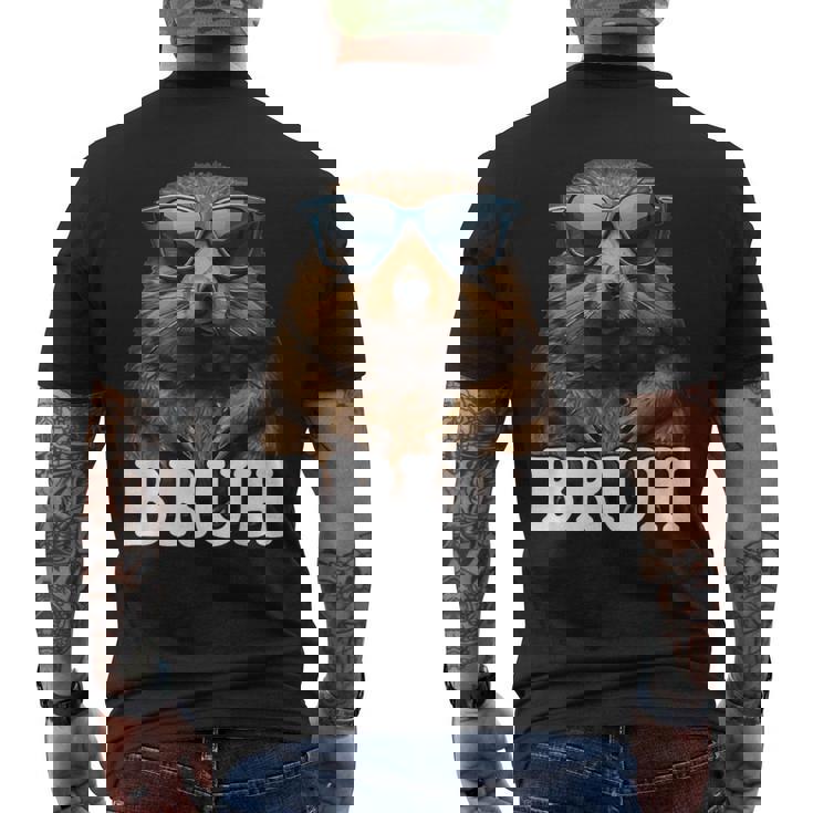 Bruh The Groundhog Woodchuck Photo Ground-Hog Day Bruh Men's T-shirt Back Print