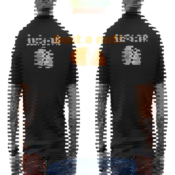 Bust A Nut Apparel Men's Back Print T-Shirt