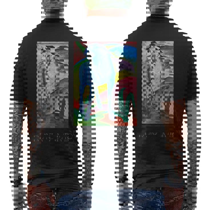 Caballo Azul Franz Marc Camiseta Hombre Estampado Espalda