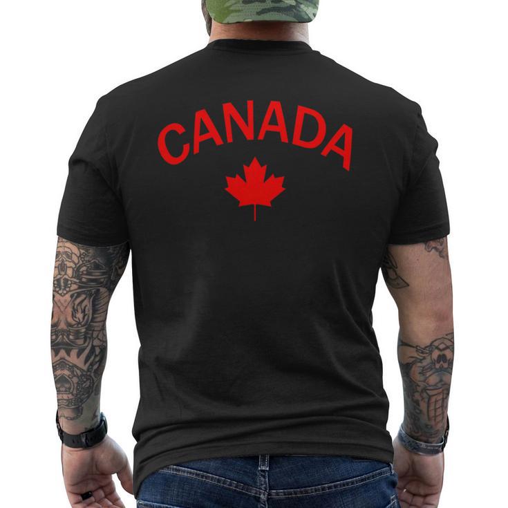 Canada Canada Flag Maple Leaf Canadian Proud Canadian T-Shirt mit Rückendruck