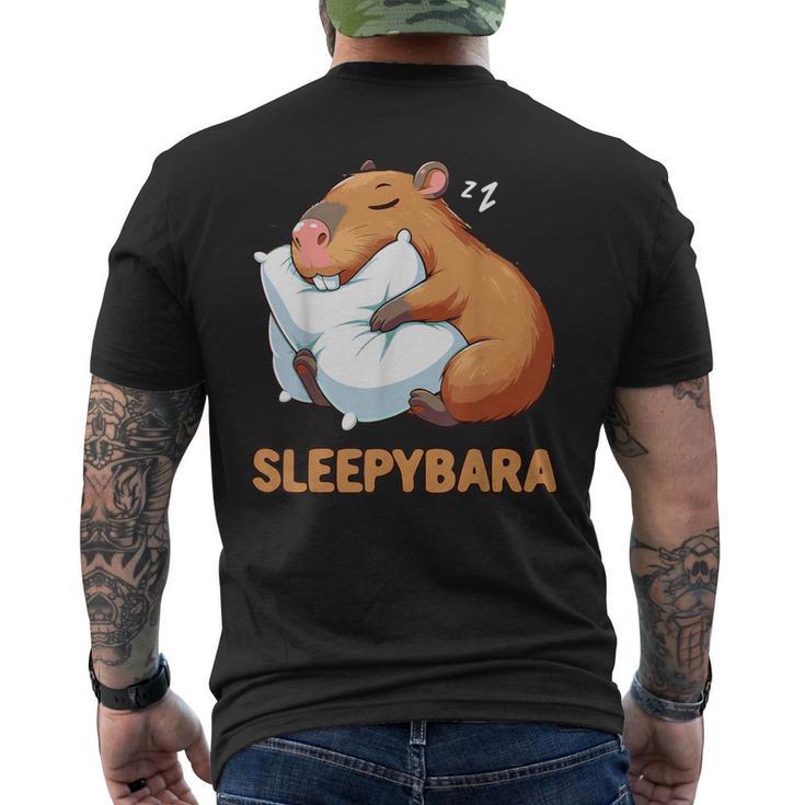 Capybara Sleep Sleepybara Nightdress Capybara Sleep T-Shirt mit Rückendruck