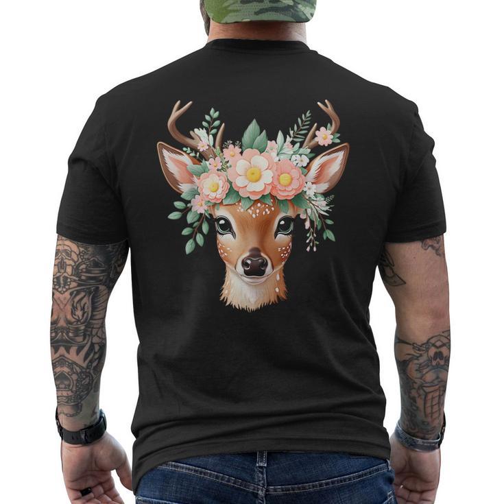 Carnival Deer Costume X Carnival Reindeer T-Shirt mit Rückendruck