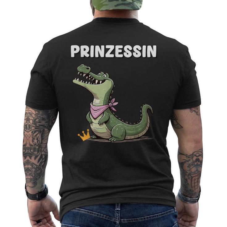 Carnival Princess Crocodile Cologne Alaaf Cologne T-Shirt mit Rückendruck