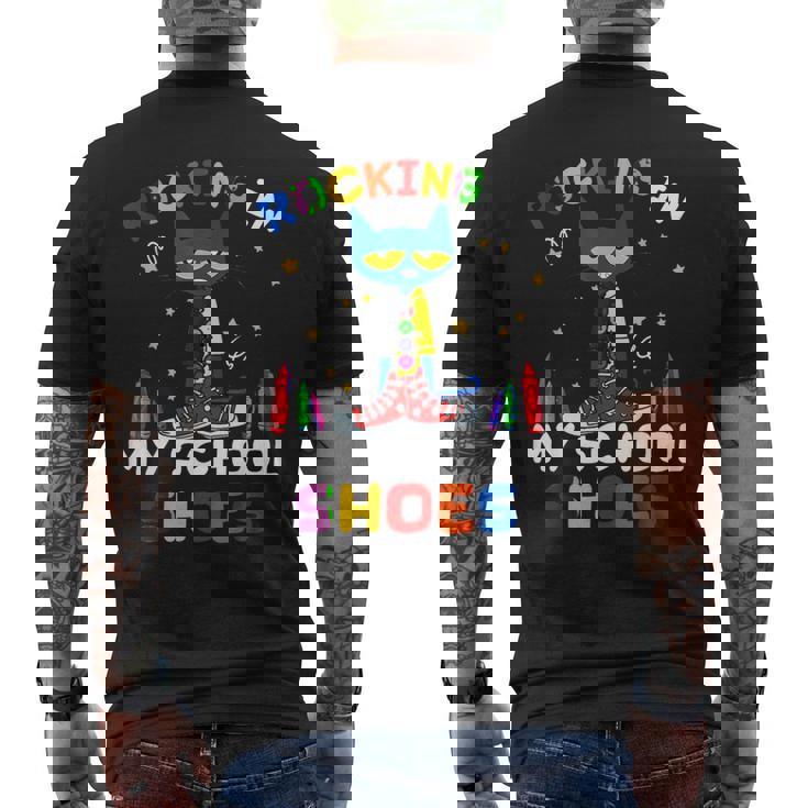 Cat-Rocking I N My-School-Shoes-Back To-School-Cat-Lover Men's T-shirt Back Print