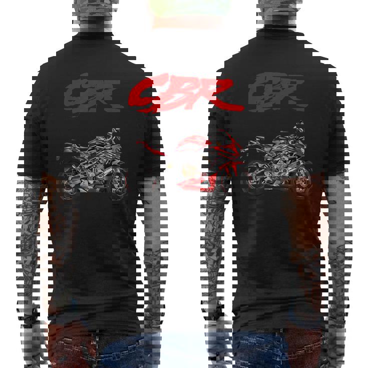 Cbr Motocicleta Motocicleta Carreras De Carretera Ciclistas Bicicletas Deportivas Cbr Camiseta Hombre Estampado Espalda