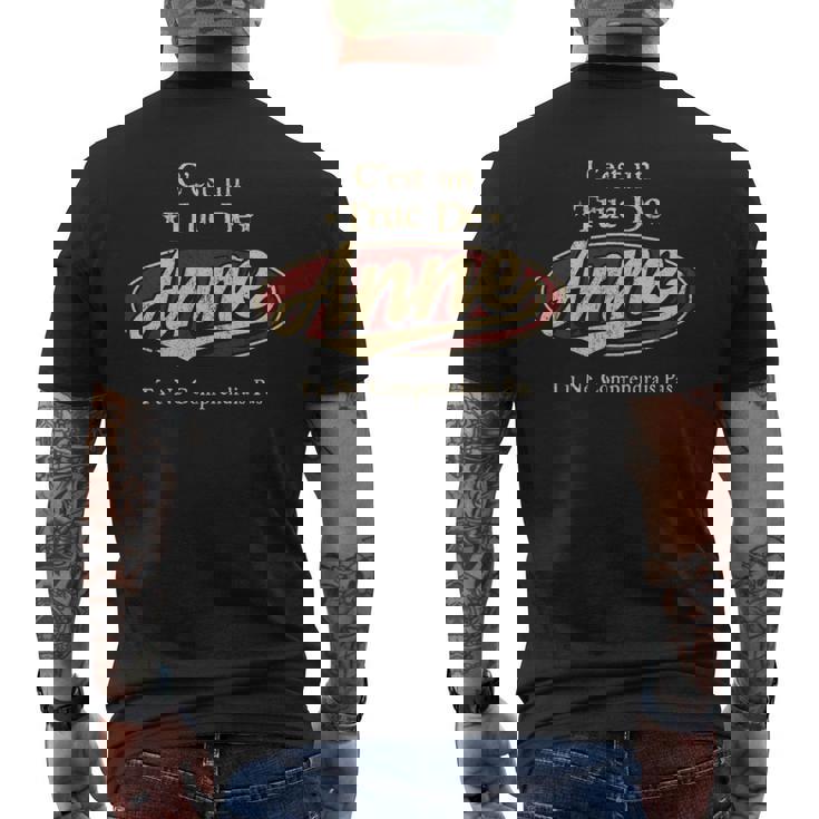 C'est Un Anne Truc De Tu Ne Comprendrais Pas Anne Nom T-shirt imprimé au dos