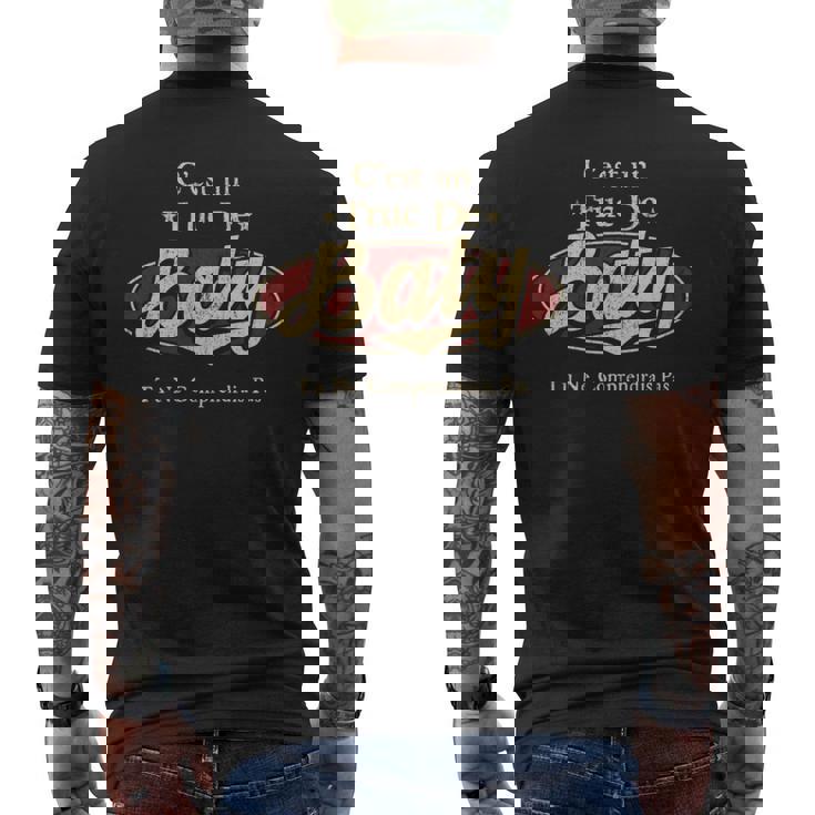 C'est Un Baty Truc De Tu Ne Comprendrais Pas Baty Nom T-shirt imprimé au dos