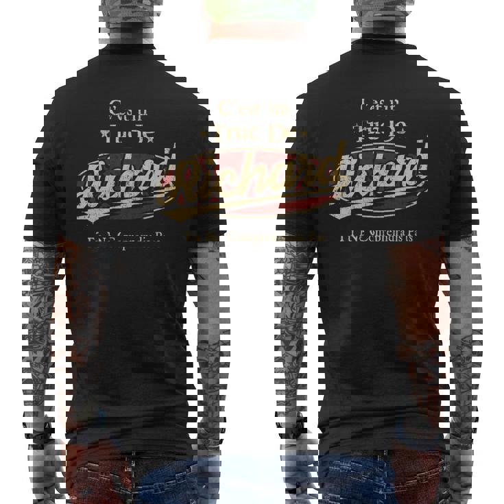 C'est Un Richard Truc De Tu Ne Comprendrais Pas Richard Nom T-shirt imprimé au dos