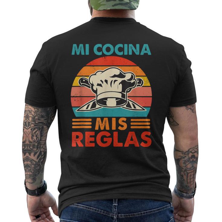 Chef Cocinero Panadero Amante De La Cocina Culinaria Mi Cocina Mis Reglas Camiseta Hombre Estampado Espalda