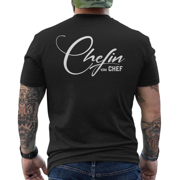 Chefinom Boss For T-Shirt mit Rückendruck