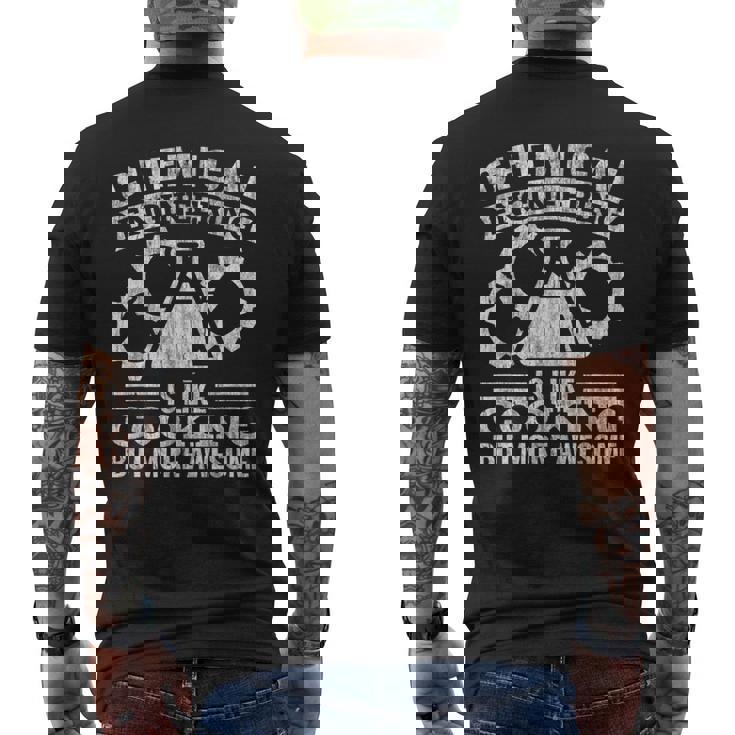 Chemical Engineer Is Cookingintage Chemical Engineer Camiseta Hombre Estampado Espalda