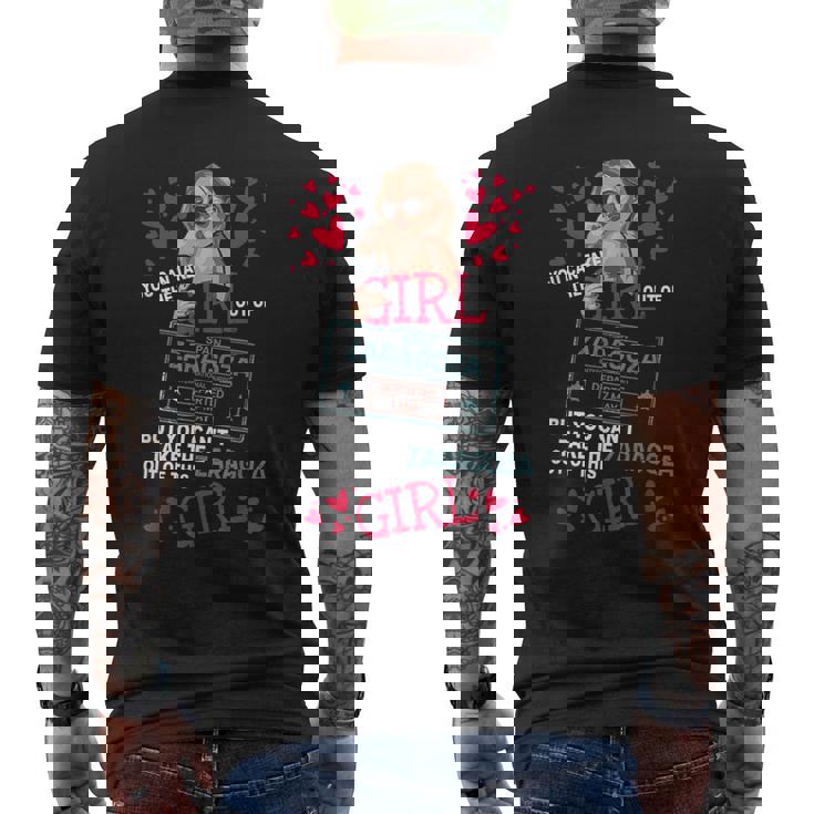 Chica Orgullosa De Zaragoza Camiseta Hombre Estampado Espalda