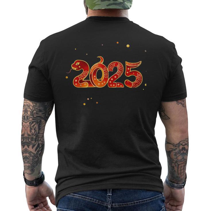 Chinese New Year 2025 Year Of The Snake Happy New Year 2025 T-Shirt mit Rückendruck