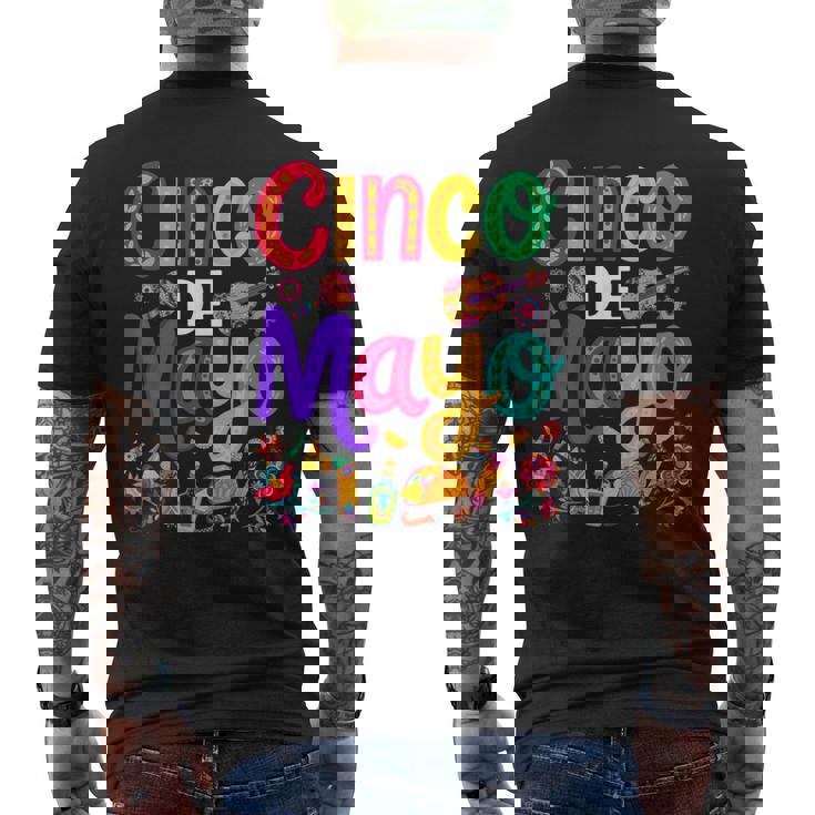 Cinco De Mayo Mexican Taco 5 De Mayo Lets Fiesta Party Men's T-shirt Back Print