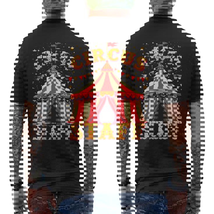 Circus Staff Retro Big Top Carnival T-Shirt mit Rückendruck