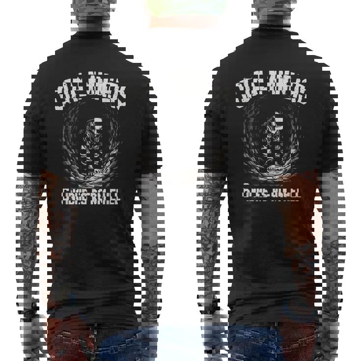 Coal Miners 6 Inches From Hell Coal Mining Coal Mine T-Shirt | Mazezy