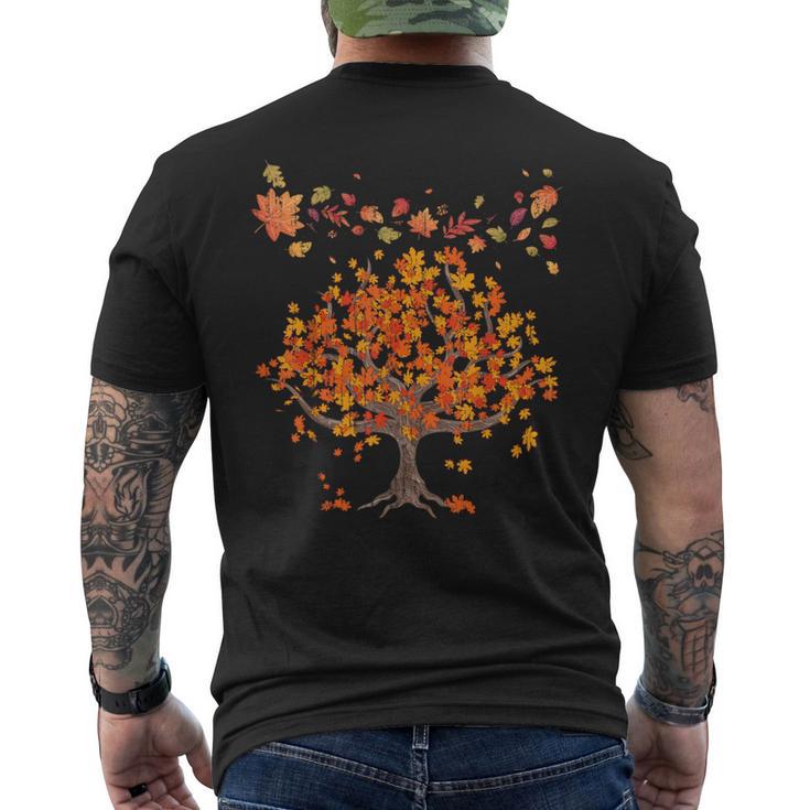 Colourful Leaves Autumn Tree Autumn Leaves Nature Autumn S T-Shirt mit Rückendruck