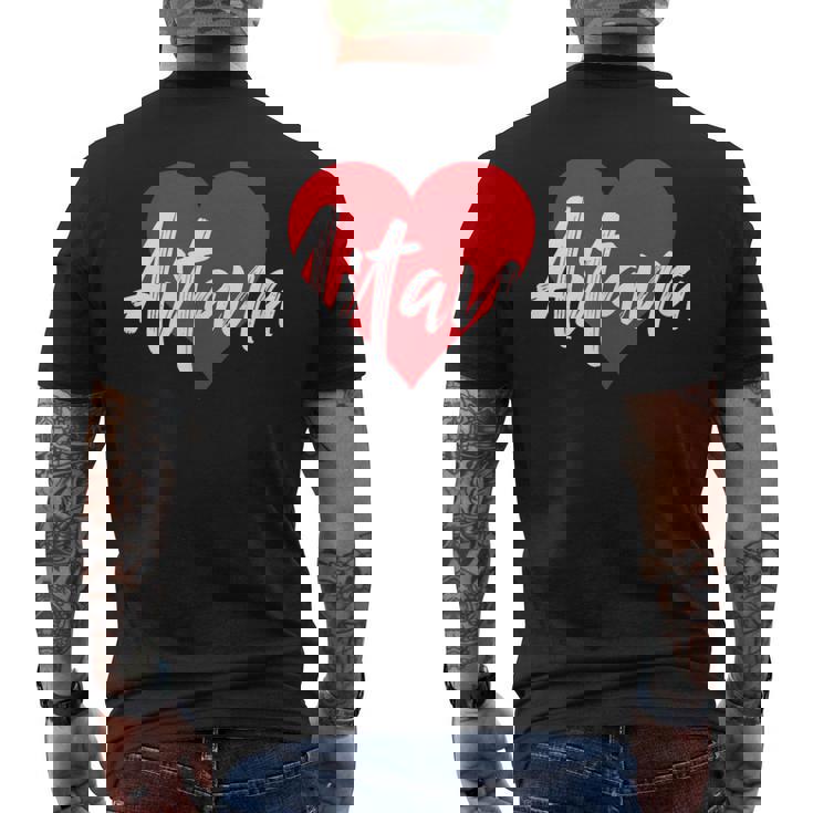 Con Nombre I Love Aitana I Heart Named Camiseta Hombre Estampado Espalda
