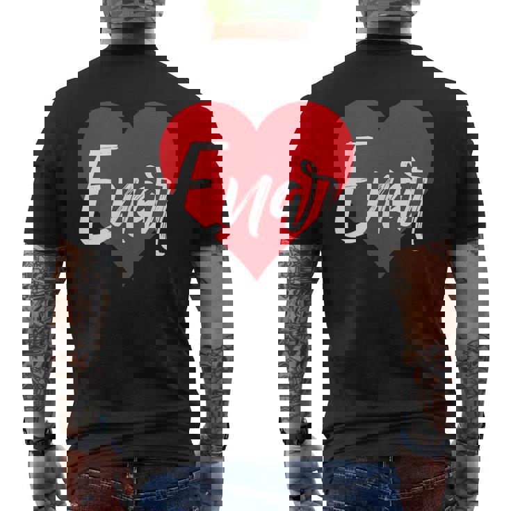Con Nombre I Love Enar I Heart Named Camiseta Hombre Estampado Espalda