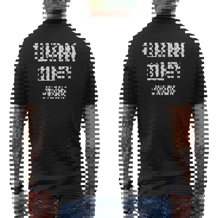 Condado De Fluvannairginia Estados Unidos Estados Unidos Camiseta Hombre Estampado Espalda