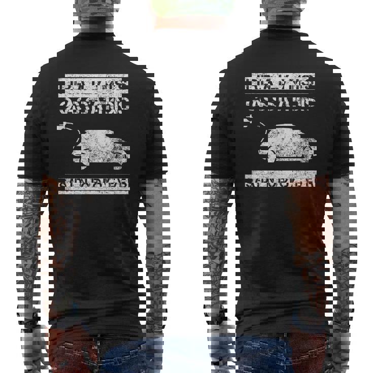 Conducteur Deoiture Électrique T-shirt imprimé au dos