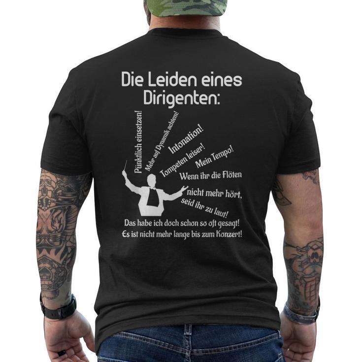 Conductor Choir Conductor Orchestra Joke T-Shirt mit Rückendruck