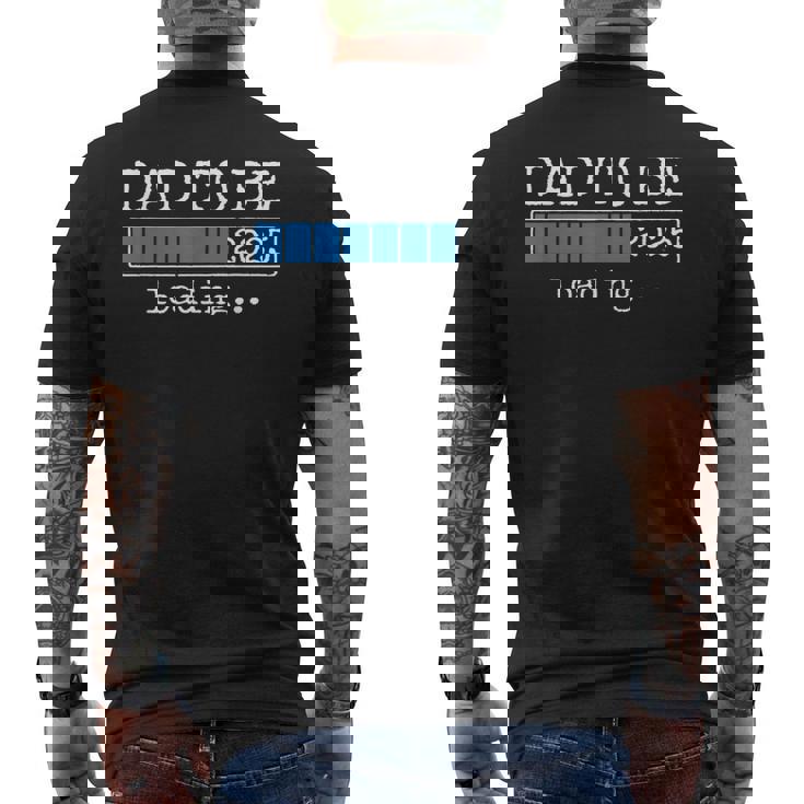 Dad To Be 2025 Dad Est 2025 Daddy To Be Promoted To Daddy Men's T-shirt Back Print