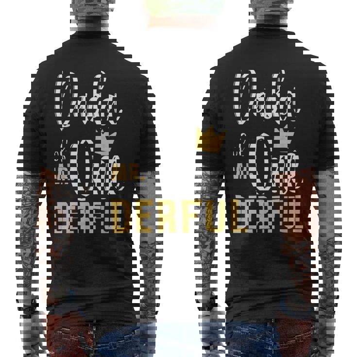 Dada Of Mr Onederful 1St Birthday Matching First One-Derful Men's T-shirt Back Print