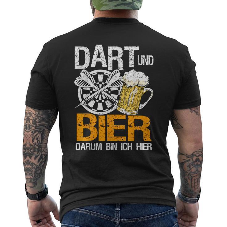 Dart Und Bier Das Gönn Ich Mir Darter Dart Player Jersey T-Shirt mit Rückendruck