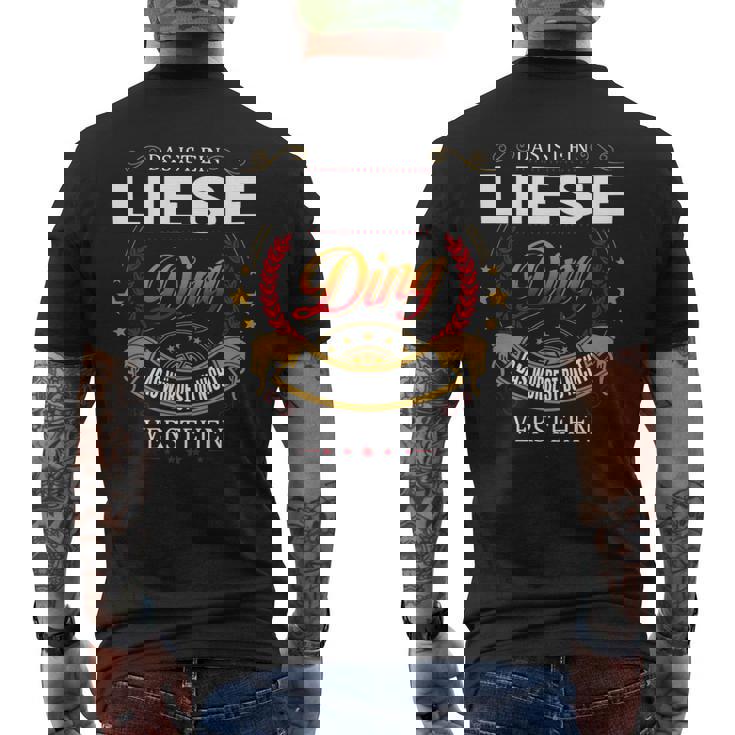 Das Ist Ein Liese Ding Das Würdest Du Nicht Verstehen Liese Name T-Shirt mit Rückendruck