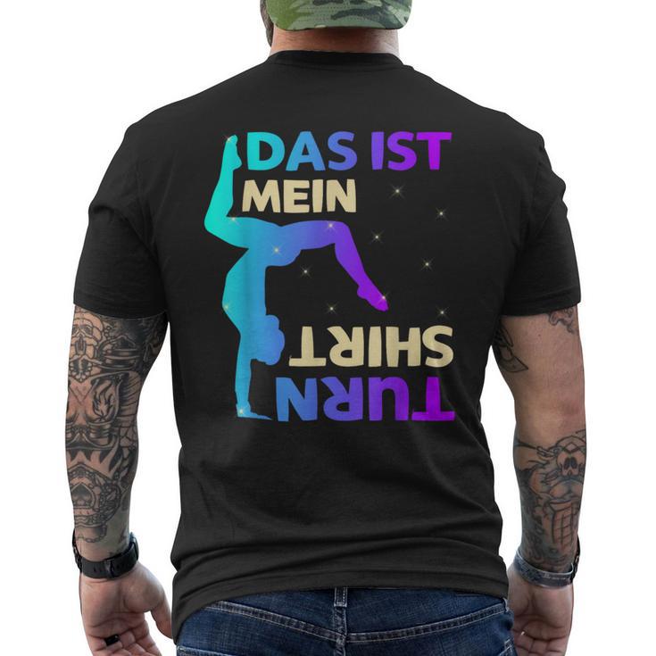 Das Ist Mein Turn Gymnastics T-Shirt mit Rückendruck