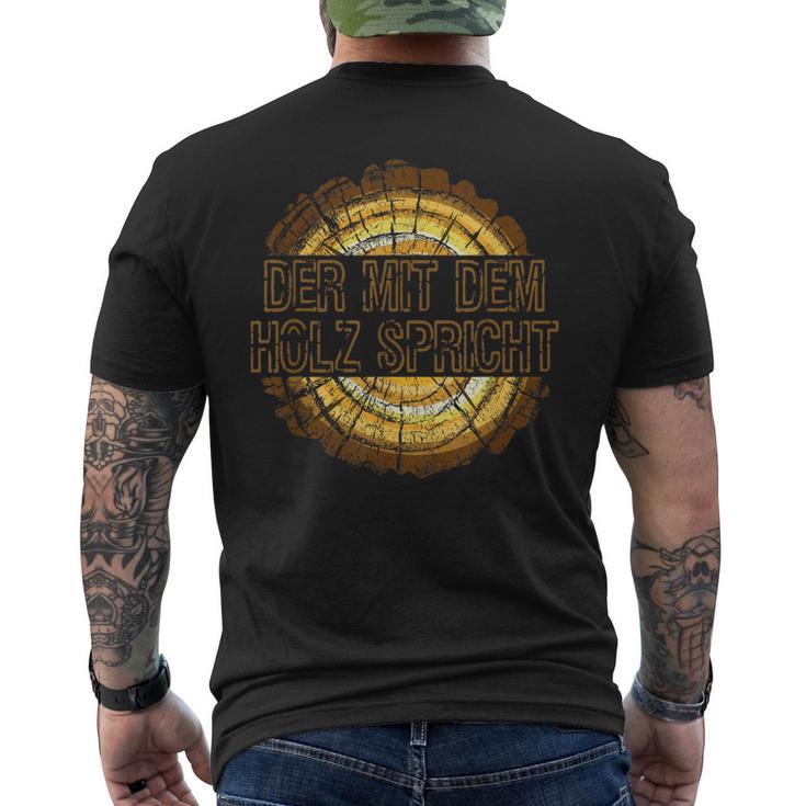 Die Mit Dem Holz Speakers T-Shirt mit Rückendruck