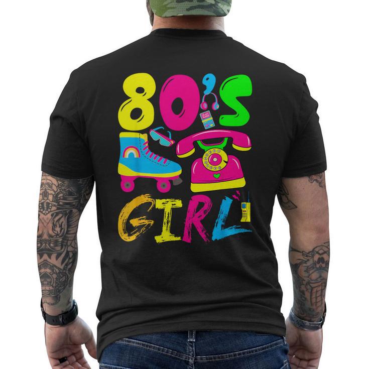Disfraz De Los Años 80 Para Niña De Los Años 80 Camiseta Hombre Estampado Espalda