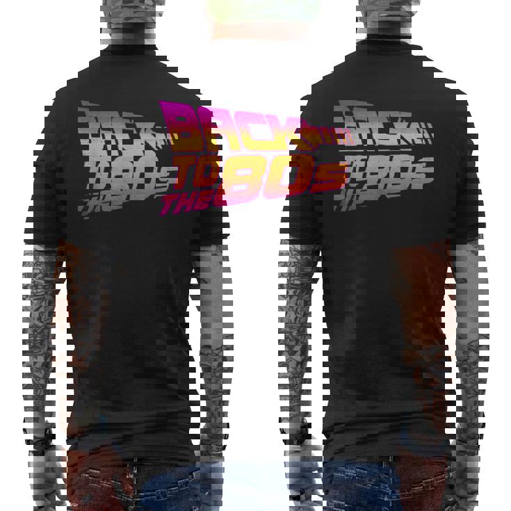 Disfraz De Regreso A Los 80 Disfraz Retro Fiesta De Camiseta Hombre Estampado Espalda