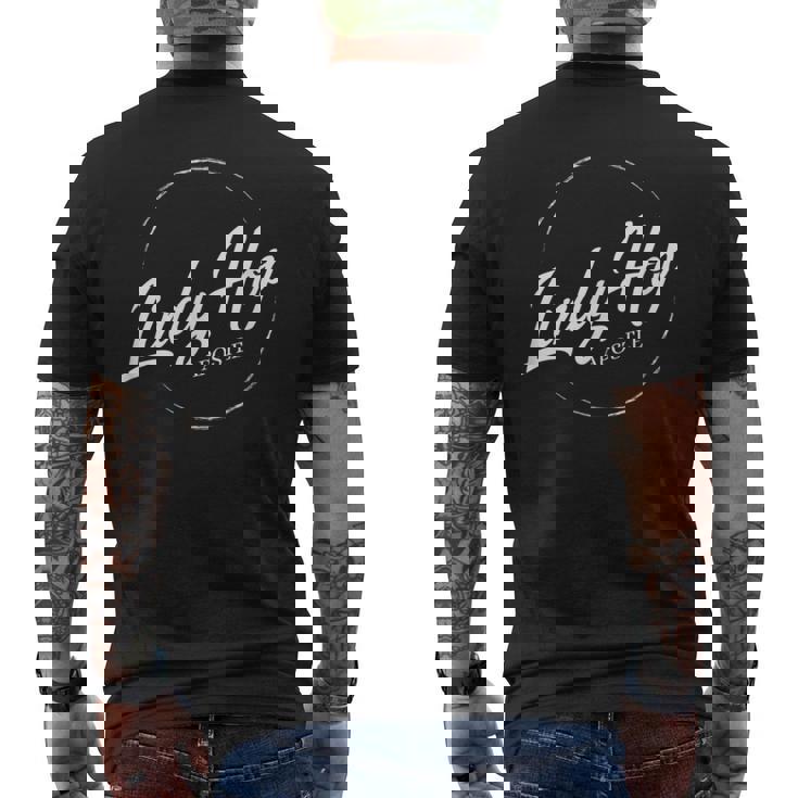 Divertido Lindy Hop Swing Dance Camiseta Hombre Estampado Espalda