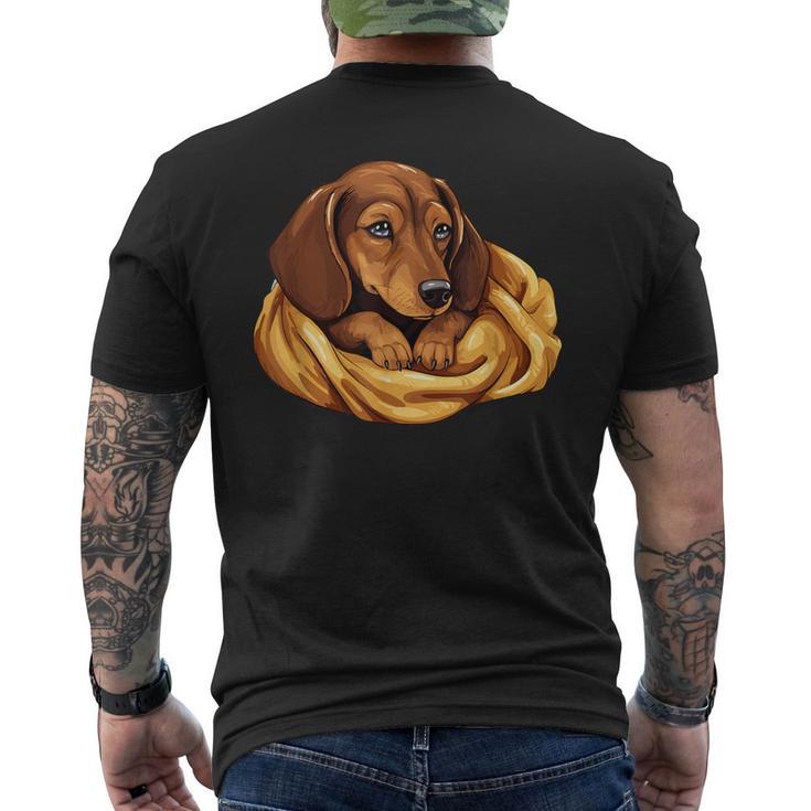 Dog Dachshund Official Favourite Sleeping Dachshund T-Shirt mit Rückendruck