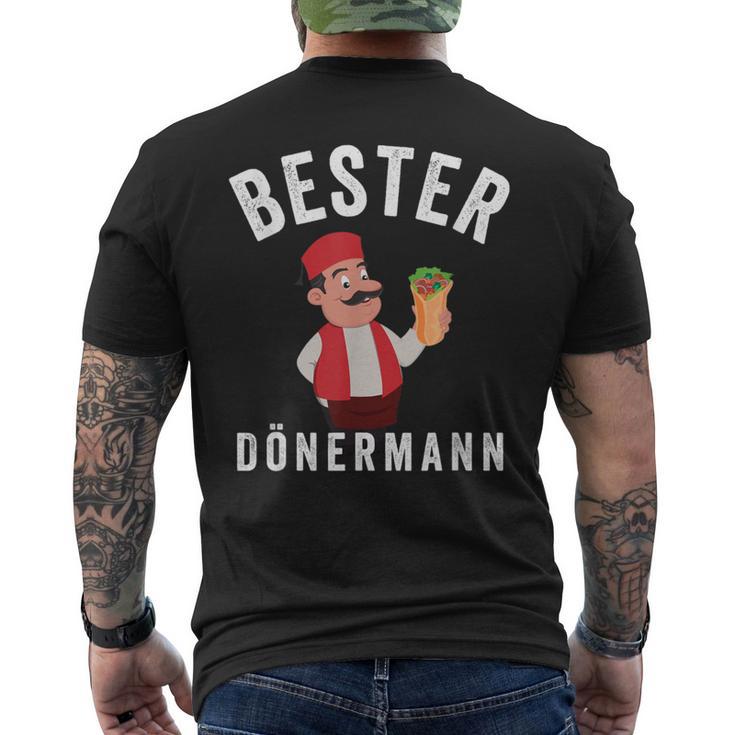 Doner Man With Doner Kebab T-Shirt mit Rückendruck