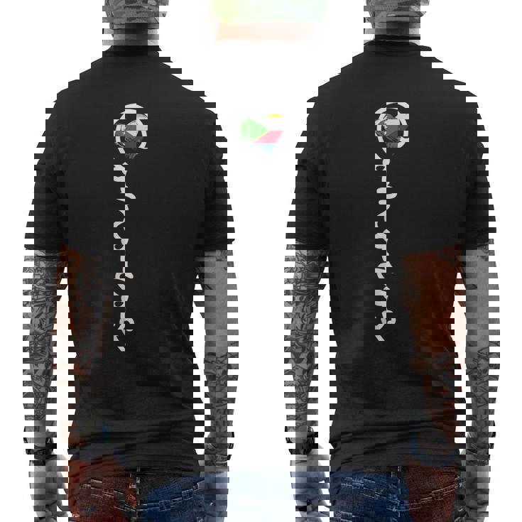 Drapeauintage Des Comores Cœur Des Comoresoyage 2024 T-shirt imprimé au dos