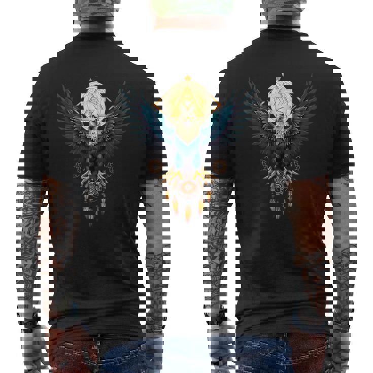 Eagle Spirit Guardian Power Animal Totem Spiritual Shamanic Tank Top Men's Back Print T-Shirt