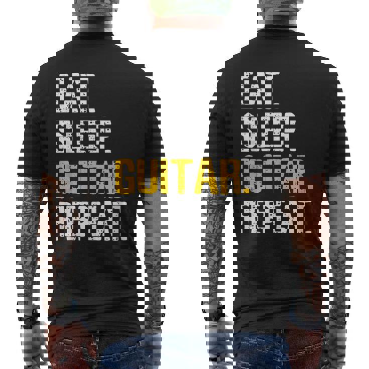 Eat Sleep Répétition De Guitare – Cadeau Pour Guitariste Et Amateur De Guitare T-shirt imprimé au dos